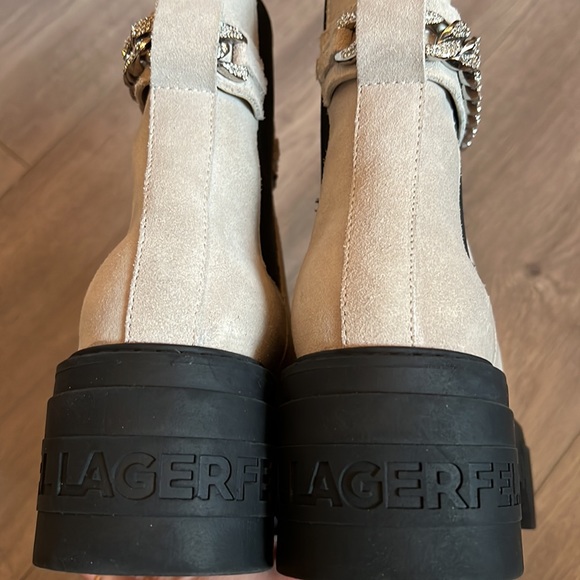 Karl Lagerfeld Reign Platform Boots - Picture 7 of 8